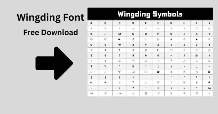 Wingding Font download